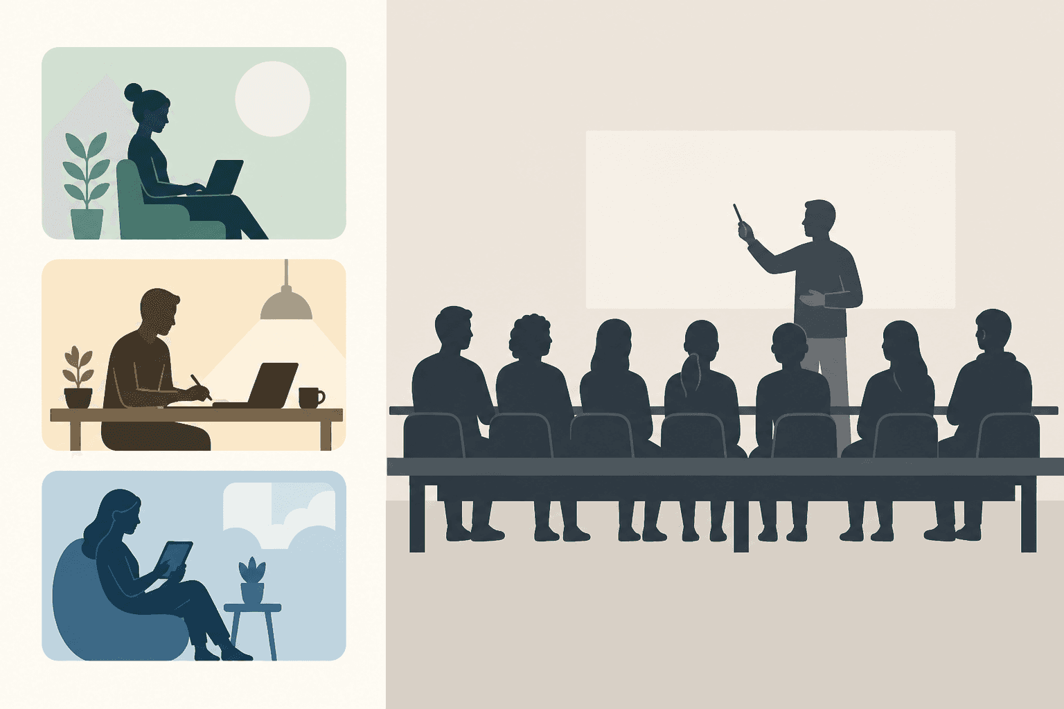 Microlearning-Einheiten im Vergleich zu traditionellen Trainingssitzungen