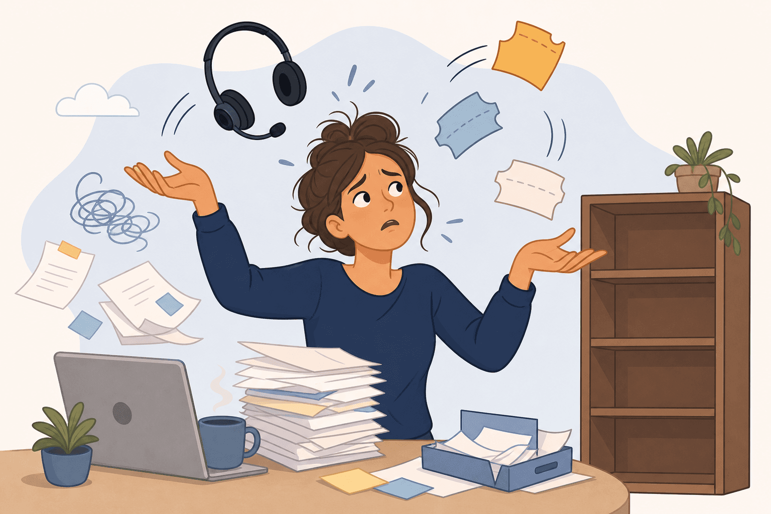 Customer-Success-Team bei der Balance zwischen Support- und Dokumentationsanforderungen