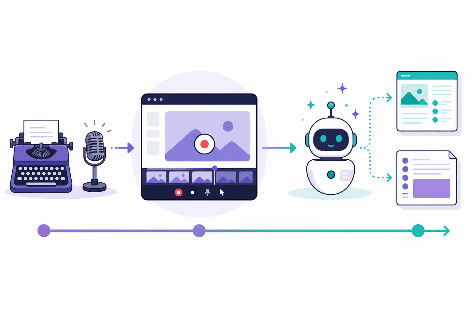 Spektrum von Onboarding-Video-Tools von manuell bis vollautomatisiert